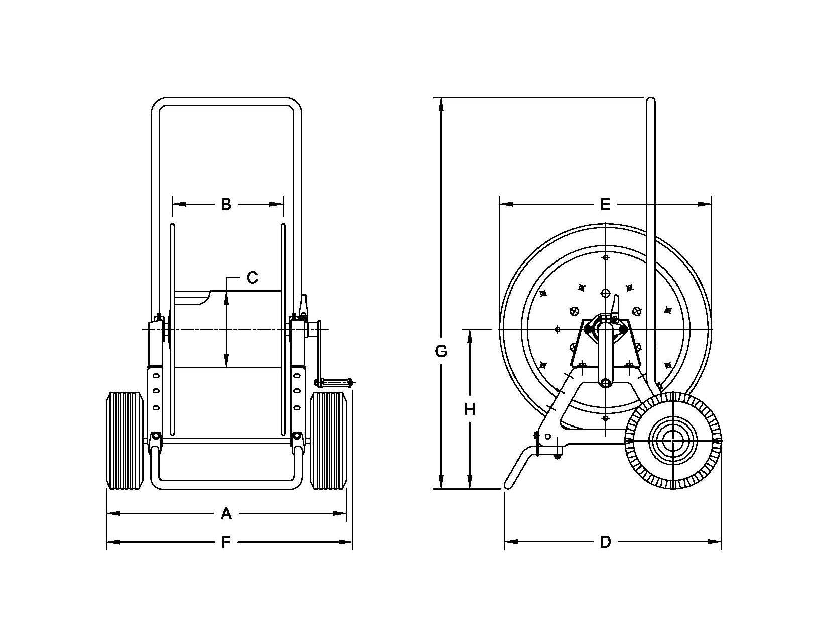 Dimensions for AVATC1250 Series